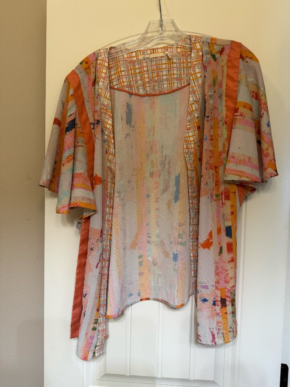 Multicolored Lightweight Floral Cardigan